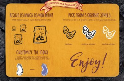 Hand Drawn Barbecue BBQ Icons Cookout Vector Pack Benefits
