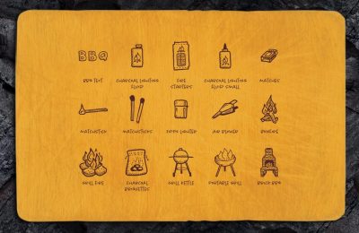 Hand Drawn Barbecue BBQ Icons Cookout Vector Pack P2