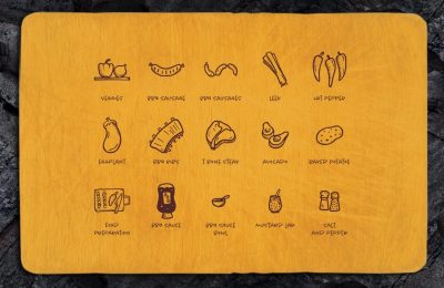 Hand Drawn Barbecue BBQ Icons Cookout Vector Pack P3