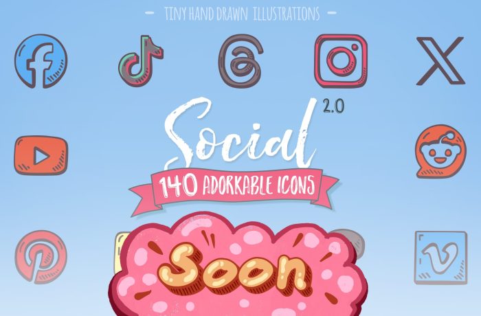 Social Media Icons – Premium Pack