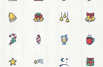 Christmas Icons Vector Premium Clip Art - Hand Drawn Icons