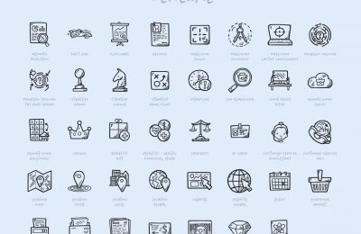 Hand Drawn Business Icons LITE General