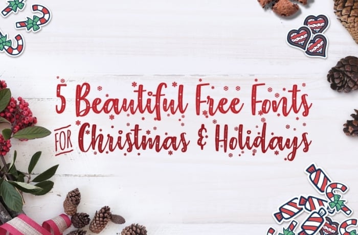 5 Free Beautiful Fonts For Christmas And Holidays